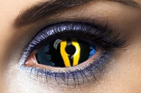 Lentilles Sclera Bleues 22 mm 1 an &laquo; Xorn &raquo; - Fashion Lentilles