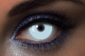 Lentilles UV Glow Blanches 7 jours Fashion Lentilles