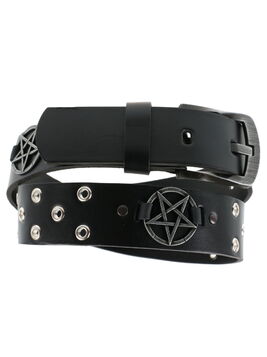 Ceinture cuir PENTAGRAMME