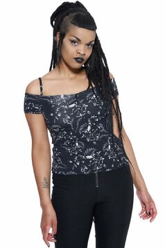 Haut KILLSTAR 'lulu bardot top'