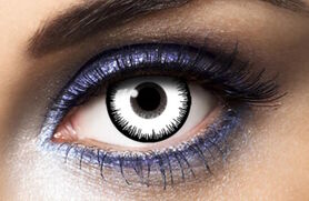 Lentilles Blanches 1 An &laquo; Lunatic White &raquo; - Fashion Lentilles