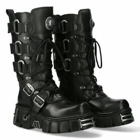 Bottes cuir New Rock M.475-C1