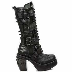 Bottes New Rock M.8342-R1 en cuir