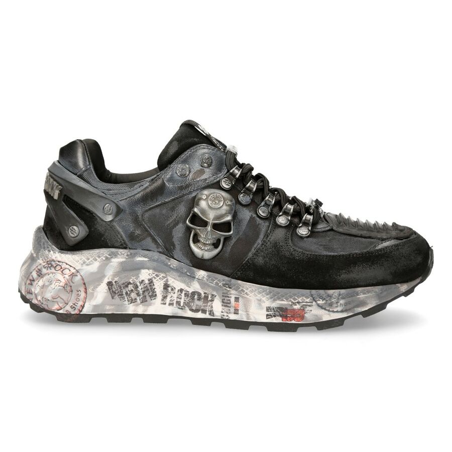 photo n°2 : Baskets cuir NEW ROCK M.CHRONO005-S1