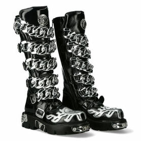 Bottes cuir New Rock M-MET033-C1