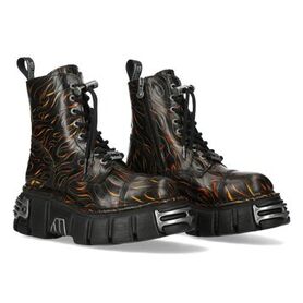 Bottes cuir New Rock M-MILI083CCT-C93