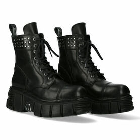 Bottes cuir New Rock M-MILI245-C4