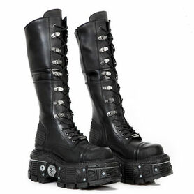 Bottes cuir New Rock M.TANK004-C1