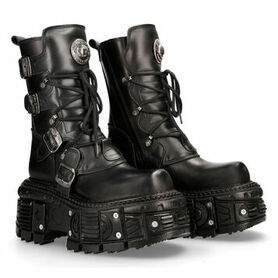 Bottes cuir New Rock M-TANK373-S1