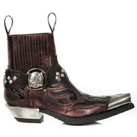 Santiags cuir New Rock M.WST005P-C4