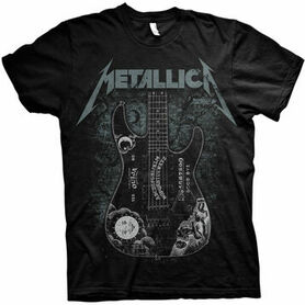 T-shirt officiel METALLICA 'Hammet Ouija Guitar'