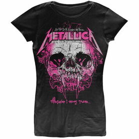 T-shirt officiel femme METALLICA 'Wherever I May Roam'