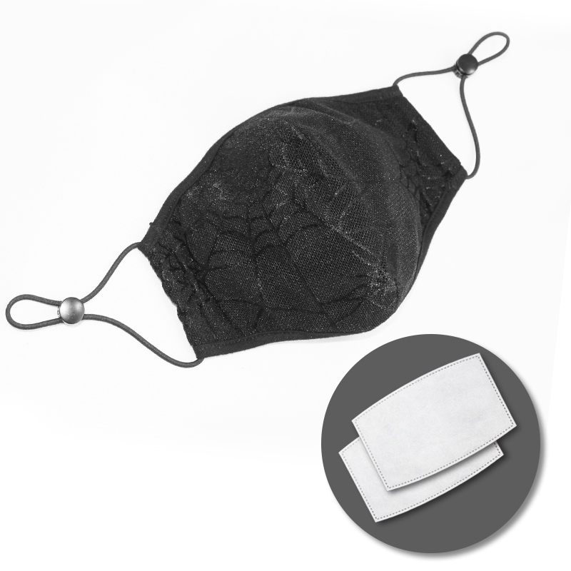 photo n°4 : Masque gothique en tissu 'arachno'