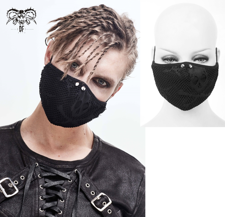 photo n°7 : Masque gothique en tissu 'skull'