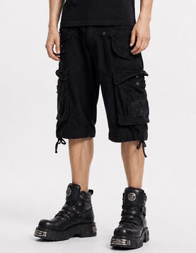 Bermuda Cargo 3/4 Brandit Industry Vintage Noir