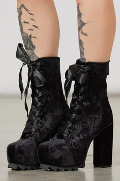 Bottines gothiques KILLSTAR 'Mormaer'