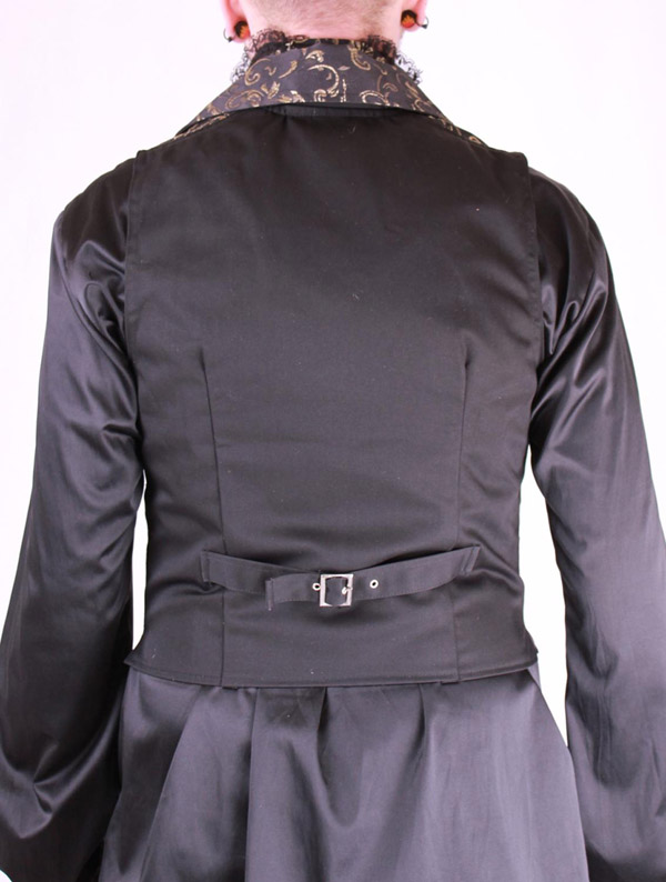 Chemise Homme Satin Floral Brillante - Style Renaissance, Victorien, Steampunk, Gothique - Manches Longues