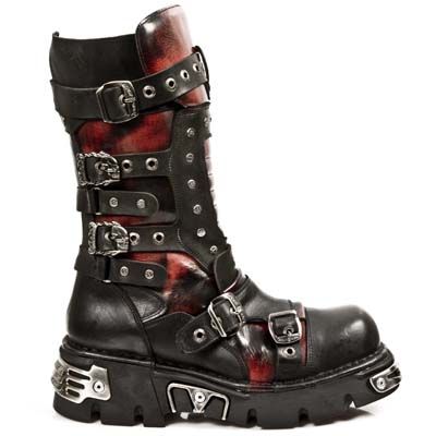Bottes cuir New Rock M.1020-R2
