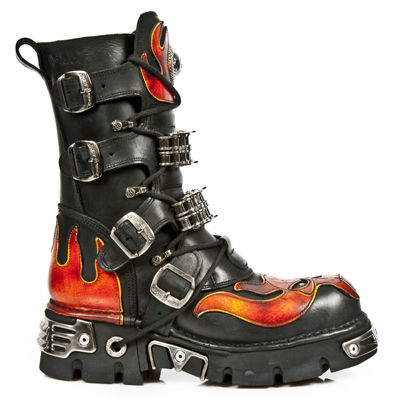 Bottes cuir New Rock M.1036-C1