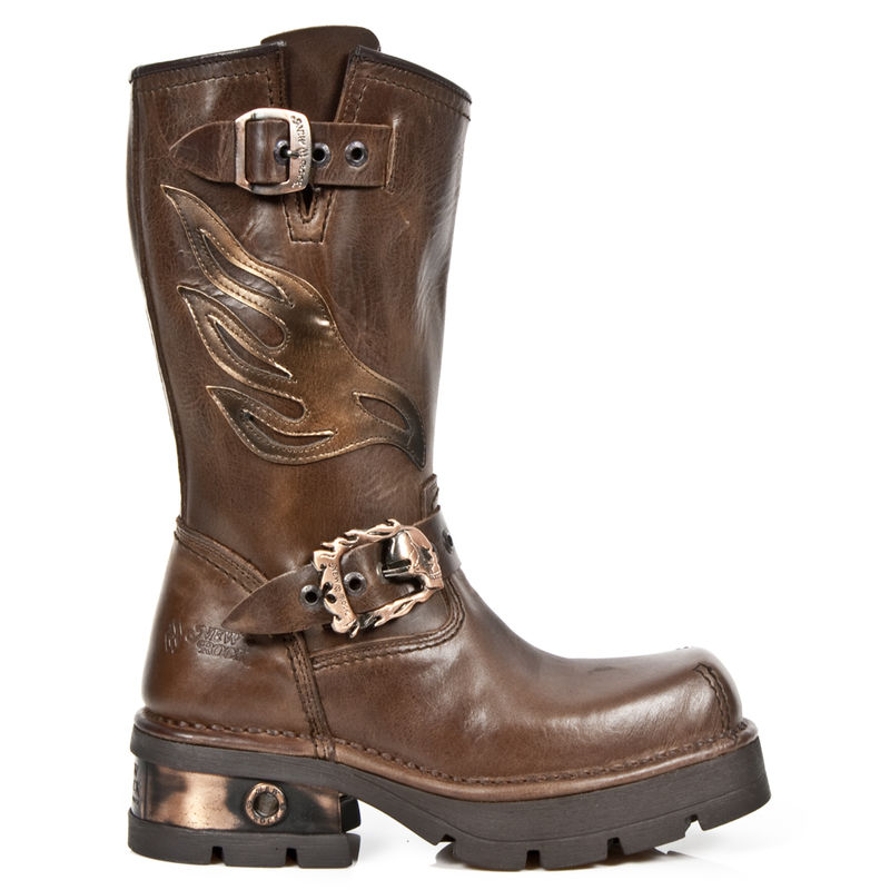 Bottes cuir New Rock M.1613-C2