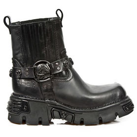 Bottines cuir New Rock M.1621-C8