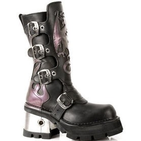 Bottes cuir New Rock M.362-S1