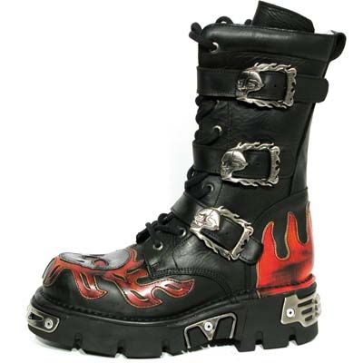 Bottes cuir New Rock M.711-C1