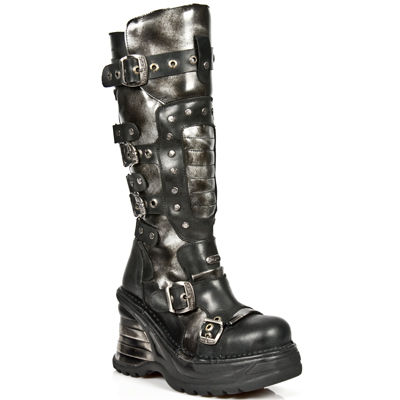 photo n°2 : Bottes cuir New Rock M.8353-C1