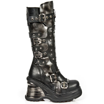 Bottes cuir New Rock M.8353-C1