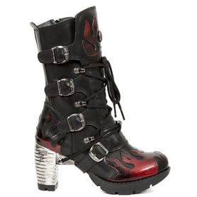 Bottines cuir New Rock M.TR081-S1