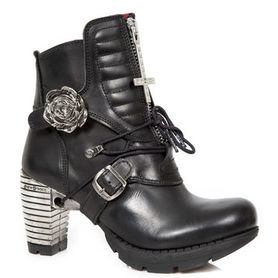 Bottines cuir New Rock M.TR106-C1