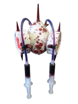 Masque à gaz cyber-goth 'blood'
