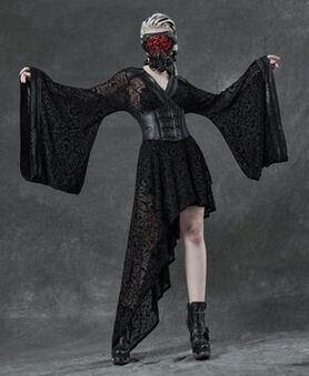 Longue veste kimono PUNK RAVE