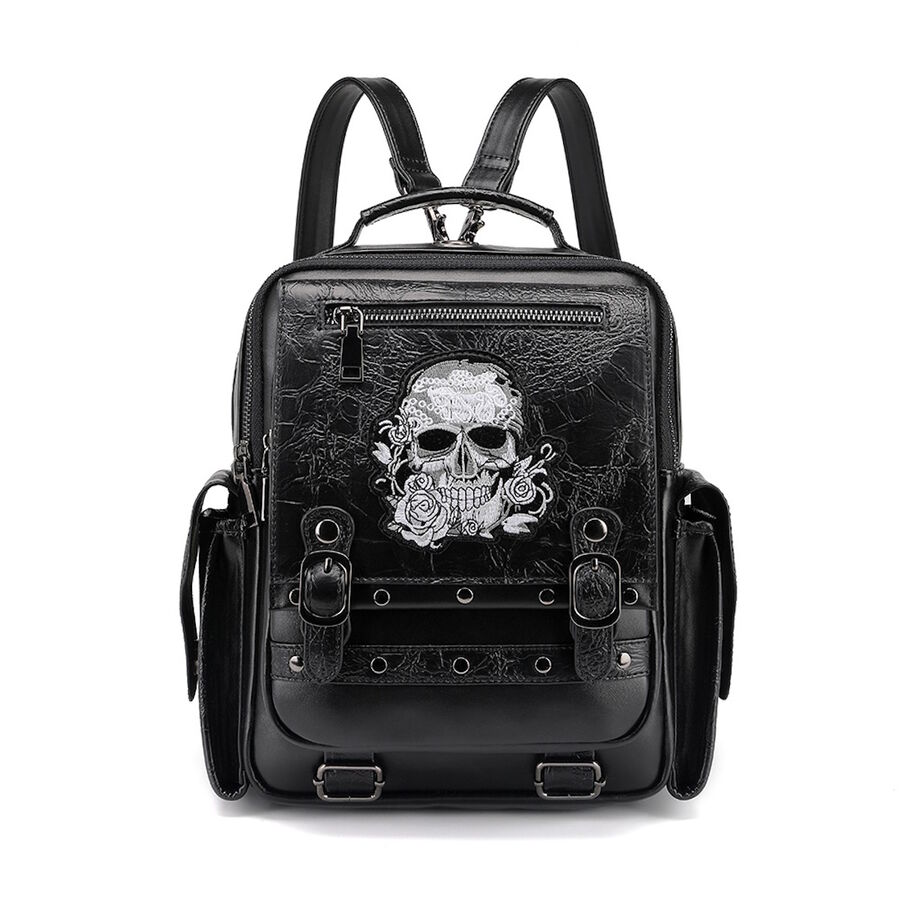 Sac à dos unisexe 'skull embroidery'