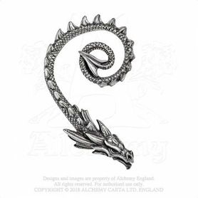Boucle d'oreille ALCHEMY GOTHIC 'ostrogoth dragon'