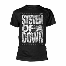 T-shirt officiel SYSTEM OF A DOWN 'distressed logo'