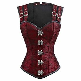 Corset gothique rouge