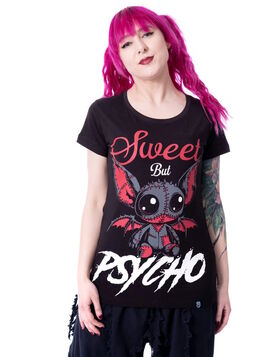 T-shirt femme Sweet but Psycho - Cupcake Cult