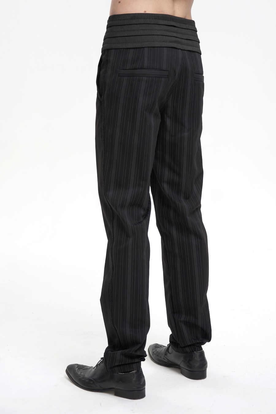 photo n°2 : Pantalon victorien noir DEVIL FASHION 'Modares'
