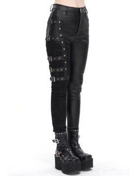 Pantalon Gothique Black Restraint - Devil Fashion
