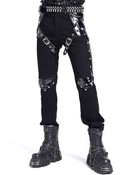 Pantalon indus DEVIL FASHION 'Abysses de Chrome'