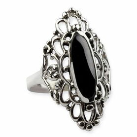 Bague gothique en argent