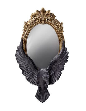 Miroir mural alchemy gothic 'Raven's gaze'