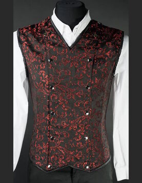 Corset gothique homme 'Le Pacte du Sang'