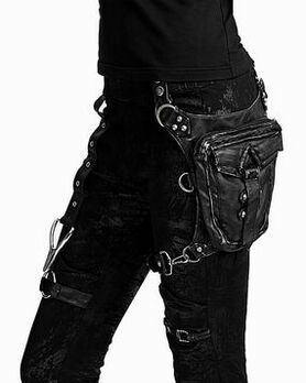 Sacoche unisexe en cuir vegan