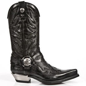 Santiags cuir New Rock M.7991-S2