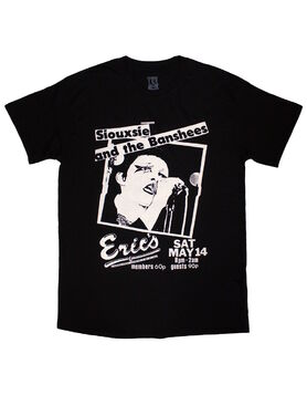 T-shirt officiel SIOUXSIE AND THE BANSHEES 'Eric's'