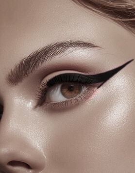 Feutre Eye liner gothique noir waterproof