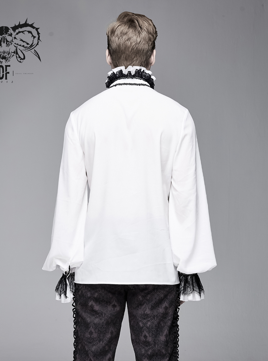 photo n°2 : Chemise à jabot DEVIL FASHION 'gothic palace'