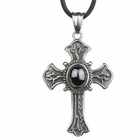 Croix gothique en acier inoxydable ETNOX